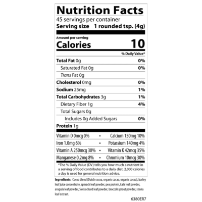 Aim Cocoa Leaf Greens 180g