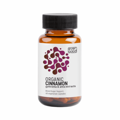 Ever Good Organic Cinnamon, Gymnema + Amla - 60 VegCaps