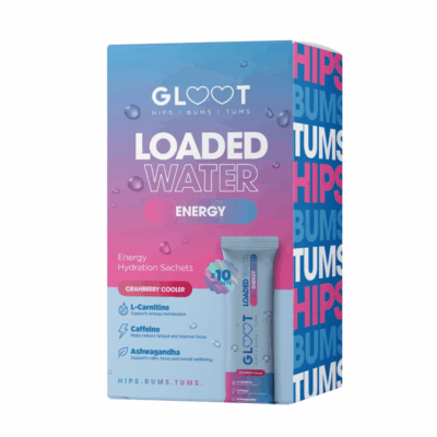 Gloot Loaded Water Energy - Cranberry Cooler 10 Sachets