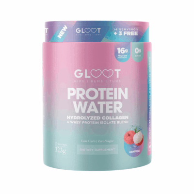 Gloot Protein Water Whey - Lychee Fizz 323g
