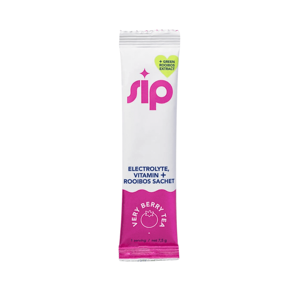 Sip Electrolytes + Green Rooibos Very Berry Tea Sachet 7.5g