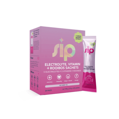 Sip Electrolytes + Rooibos Very Berry Tea 20 Sachets